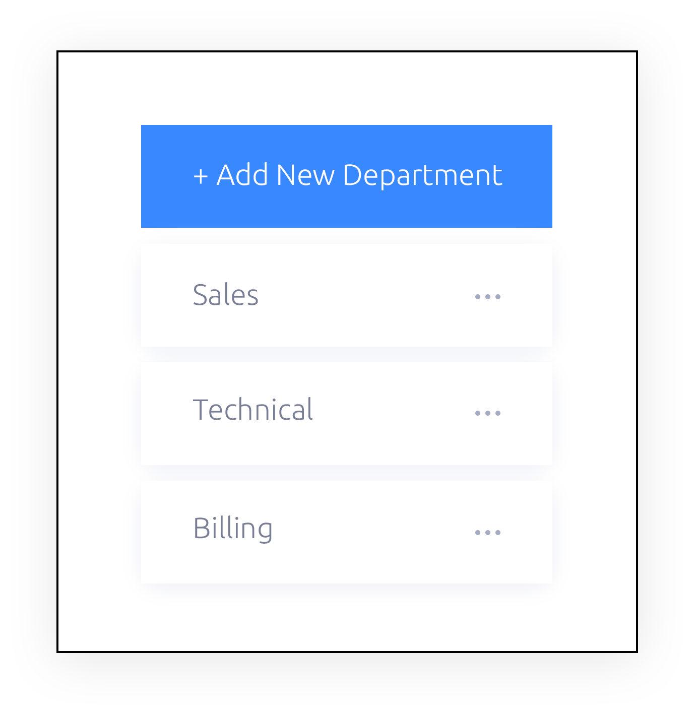 Add Departments to your helpdesk